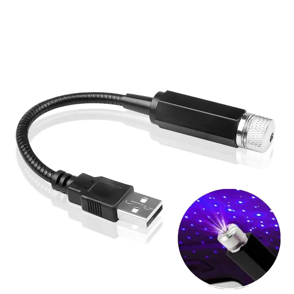 Mini LED Galaxy Roof Projector (USB Car Night Light)