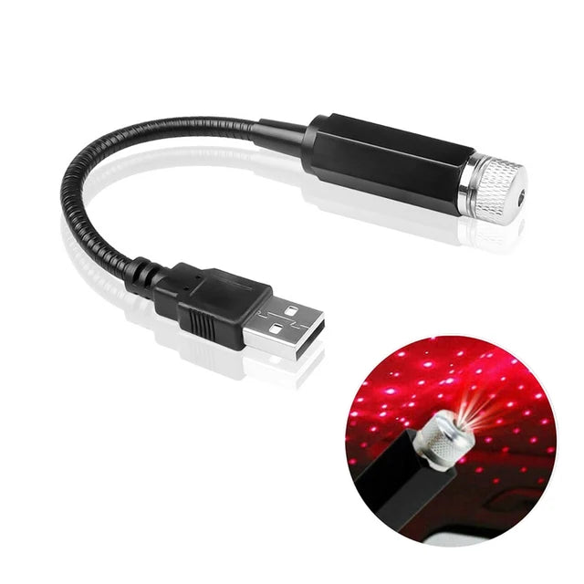 Mini LED Galaxy Roof Projector (USB Car Night Light)