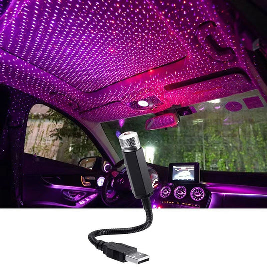 Mini LED Galaxy Roof Projector (USB Car Night Light)